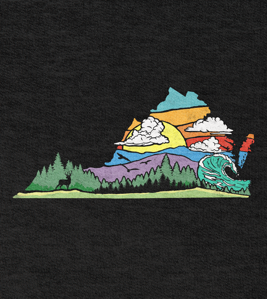 Virginia Outdoors Classic Graphic Commonwealth Tee