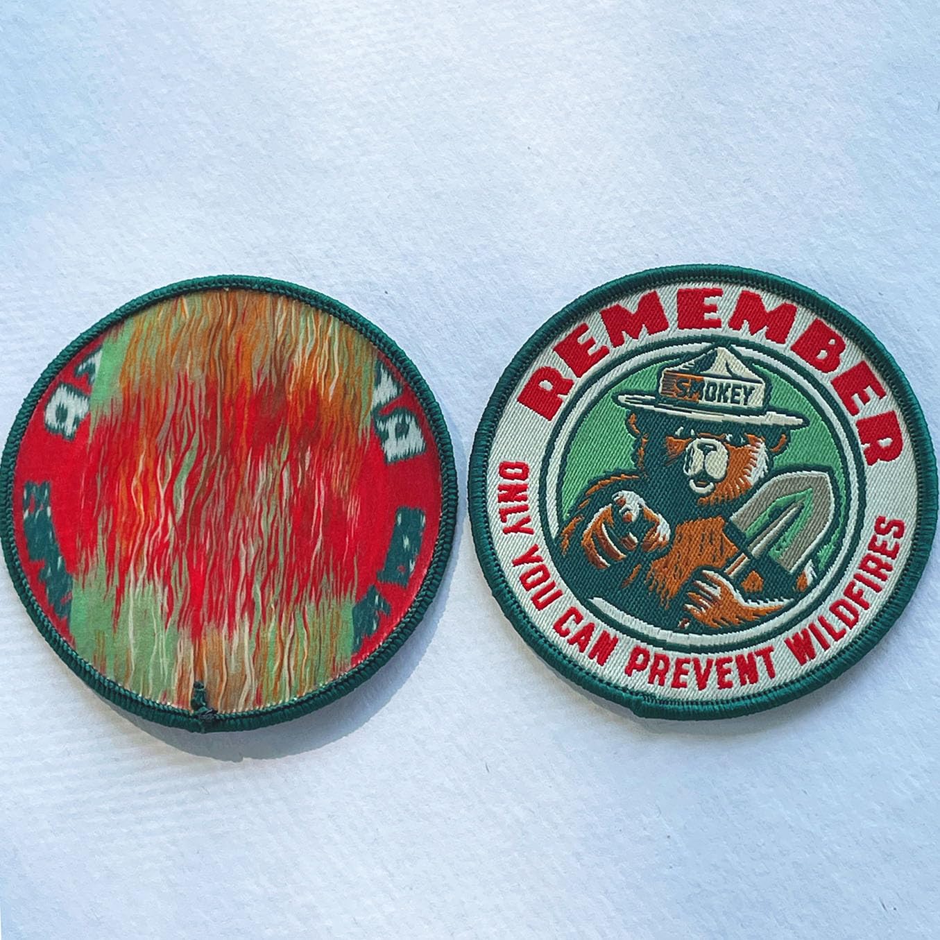 OFFICIALLY LICENSED Smokey Bear Patch - Remember Only You Can Prevent Wildfires Vintage Iron-On Embroidered Patch For Hats and Accessories 2.5" Diameter