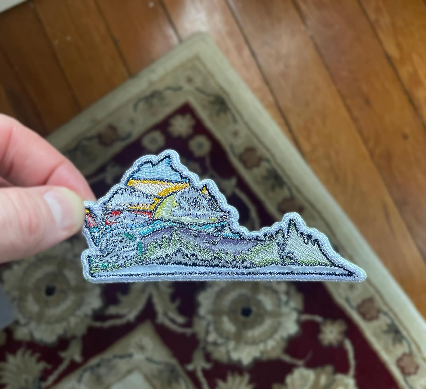 Virginia Outdoor Embroidered Patch - State Pride & Hiking National Park Style Patch