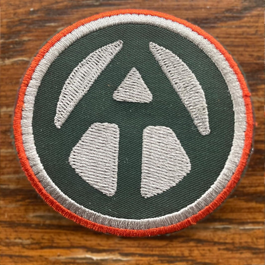 Appalachian Trail Marker AT Embroidered Patch Retro Vibe 2.5"