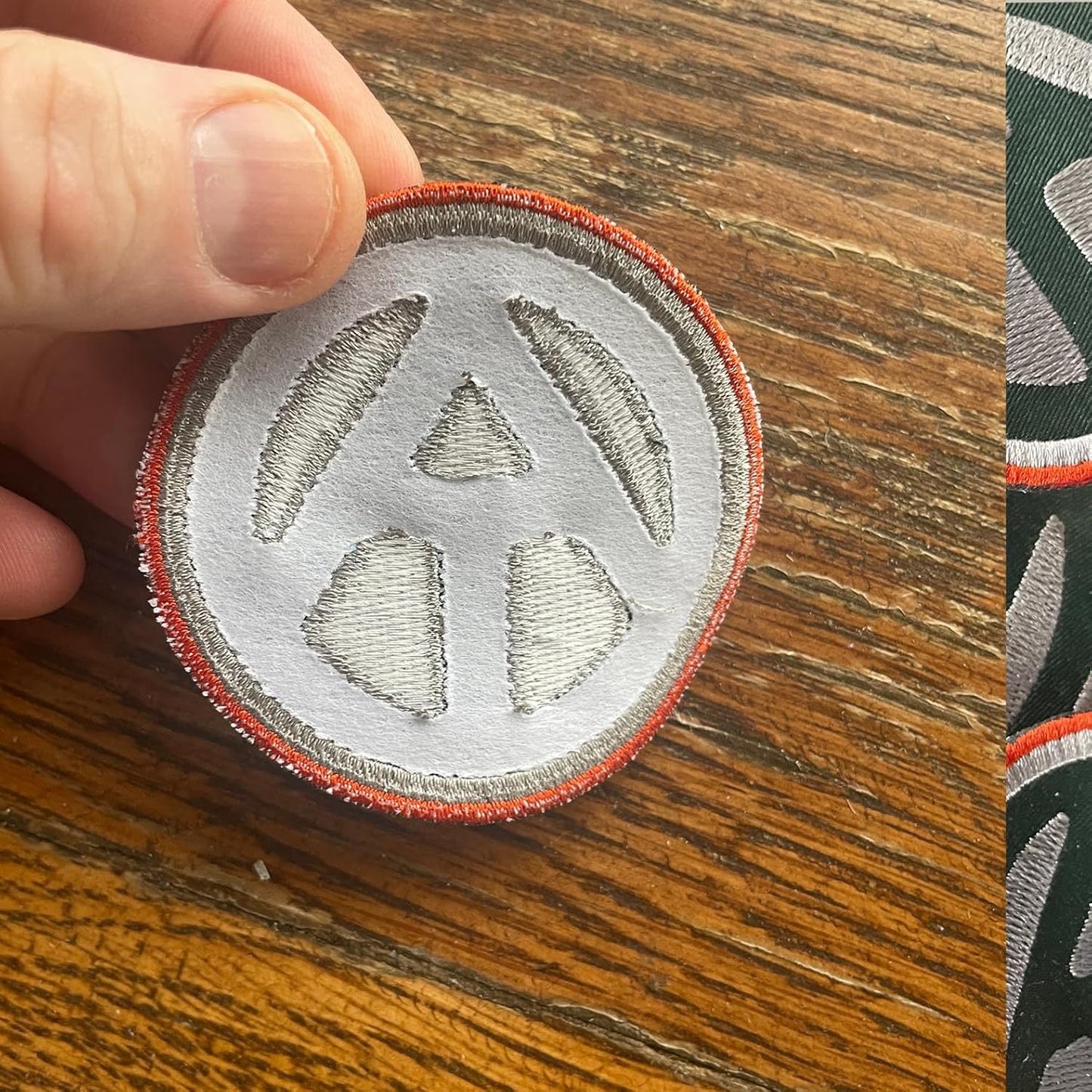 Appalachian Trail Marker AT Embroidered Patch Retro Vibe 2.5"