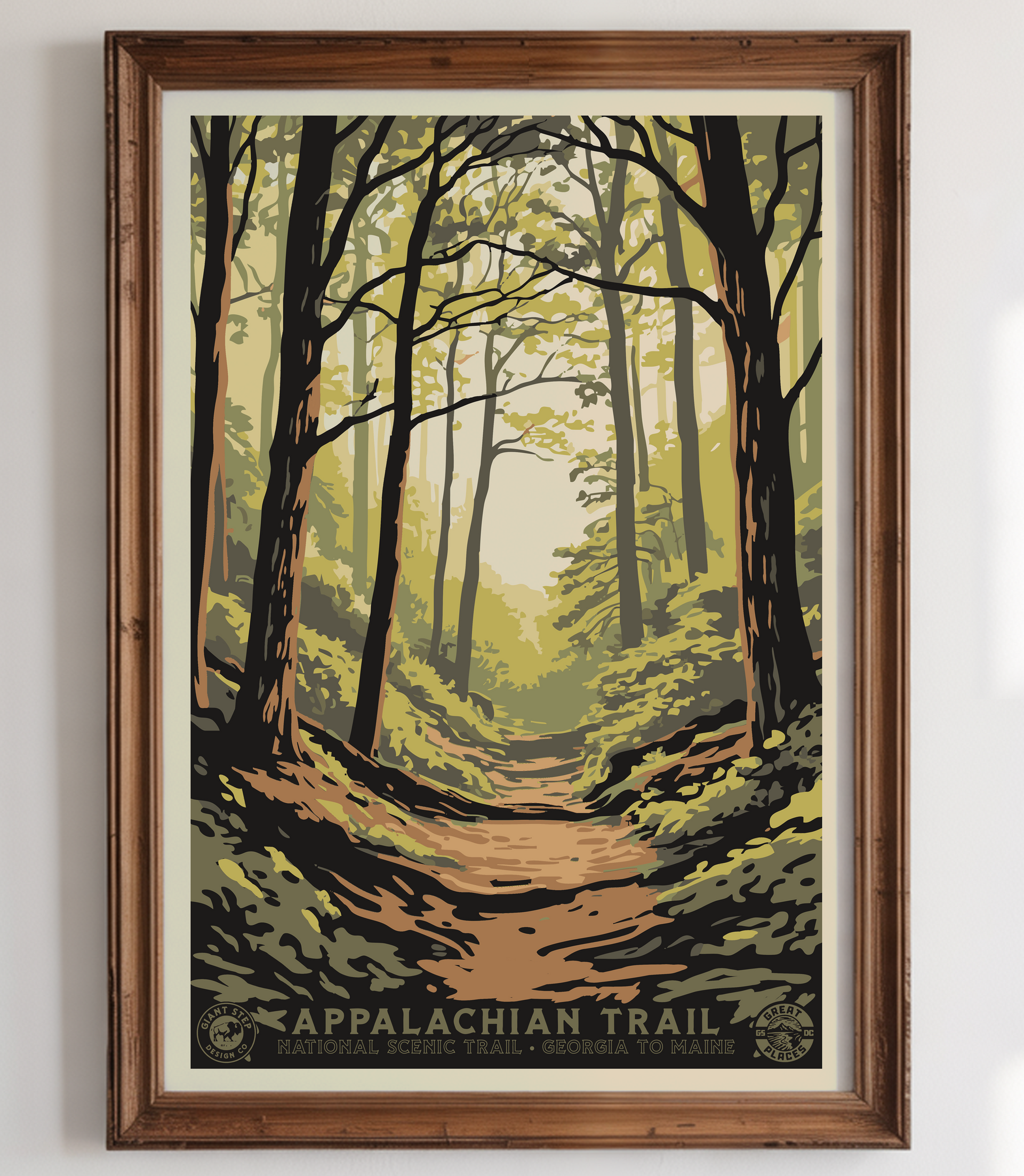 Primate Forest - 森アートポスター A1 Amazon.com: Wallbuddy Mori No Sasayaki Japanese Forest Path Art