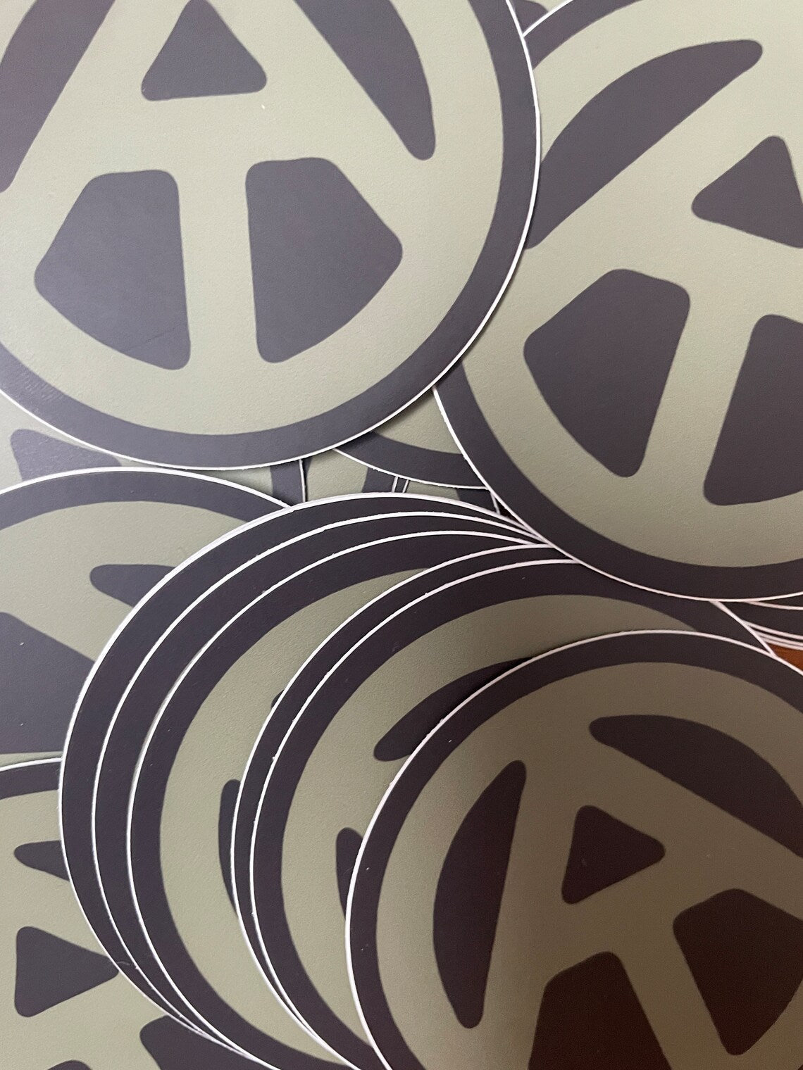Appalachian Trail Marker Minimalist Logo - Classic AT Indoor/Outdoor High Quality Sticker 3" Diameter